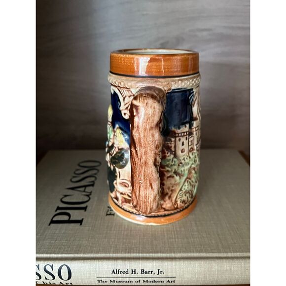 Vintage German Relief Beer Stein with Tavern Scene - Picture 6 of 6